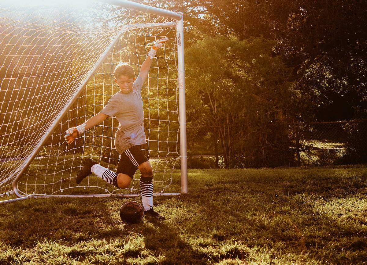 kid playing sports